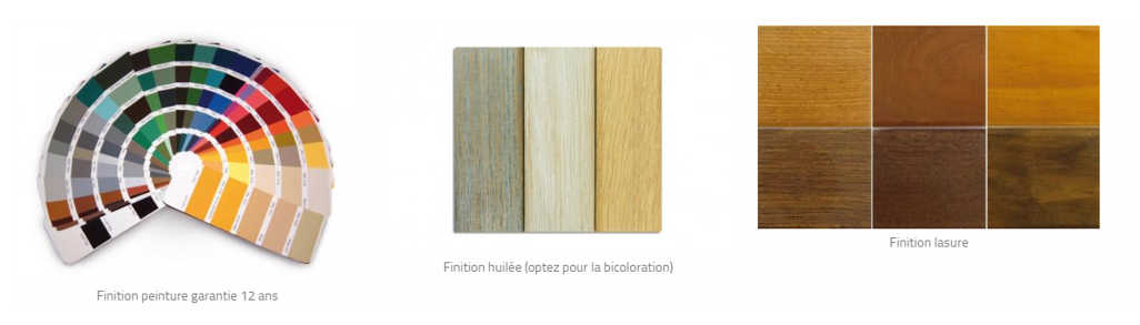 Finition portes fenêtres et fenêtres bois sur mesure