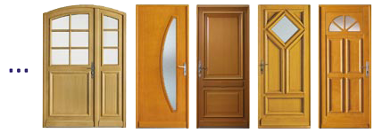 SCR - Portes d'entrée en bois Ile de france et Paris