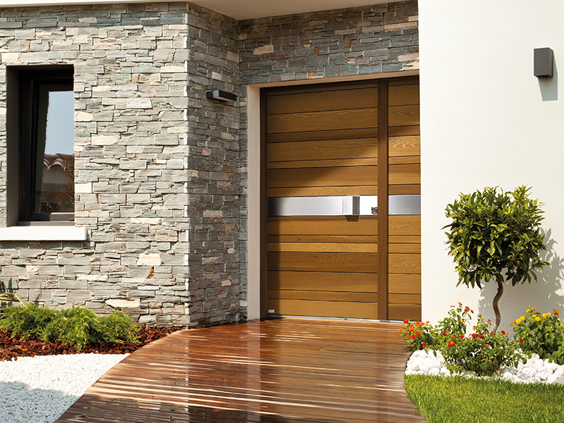 porte d'entrée en bois sur-mesure val de marne