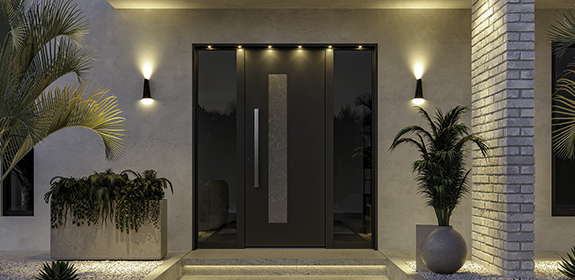 pose porte d'entrée