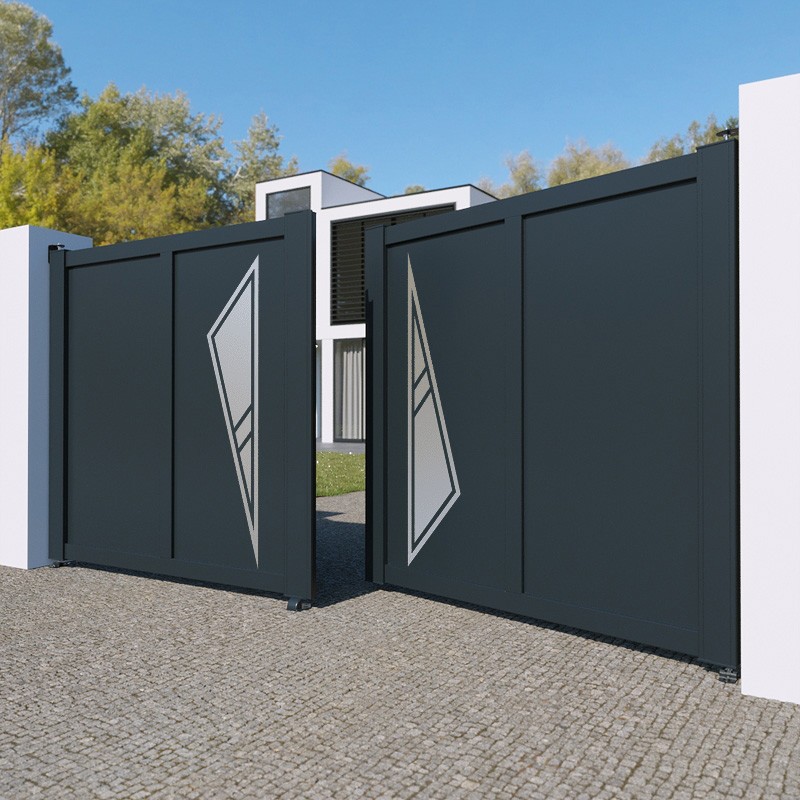 pose portail battant