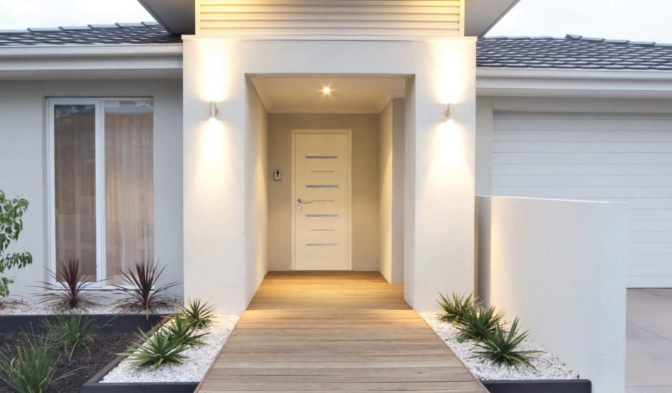 pose porte d'entrée